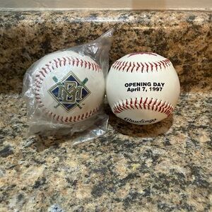 Milwaukee Brewers 1997 Opening Day Baseballs